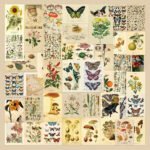 Retro butterfly decorative waterproof DIY stickers