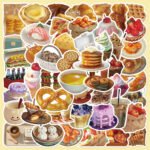 Food-themed planner/notebook phone case decorative waterproof stickers