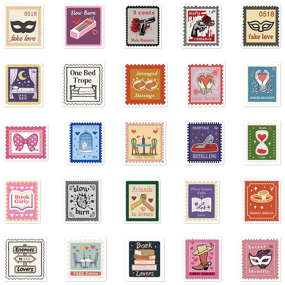 1 Waterproof decorative stickers for laptops, phones, guitars, and water bottles. - Image 1