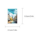 World map themed waterproof decorative stickers for laptops. - Image 2