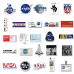 Astronaut and planet themed waterproof stickers for drawing and decorating. - Image 2