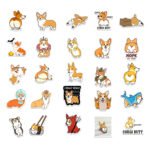 Cute Corgi Pet Notebook Waterproof Stickers - Image 2