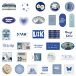 Fresh and simple style phone case decorative waterproof stickers - Image 3