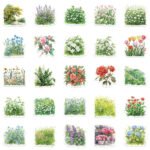 Fresh and charming watercolor summer clipart stickers - Image 3