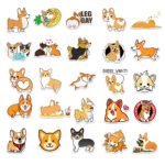 Cute Corgi Pet Notebook Waterproof Stickers - Image 3