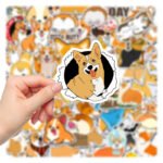 Cute Corgi Pet Notebook Waterproof Stickers - Image 4
