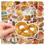 Food-themed planner/notebook phone case decorative waterproof stickers - Image 4