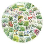 Fresh and charming watercolor summer clipart stickers - Image 5